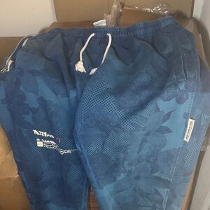 Nike Floral Blue Kids Sweatpants